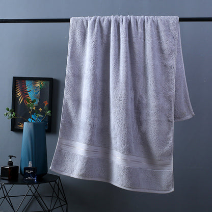 Pure Color Thick Cotton Bath Towel Set Towel Set Increased Pure Cotton Beach Towel Beauty Salon Bath Towel    Home Decor Supply | Online Retail | ShoreShopper.com