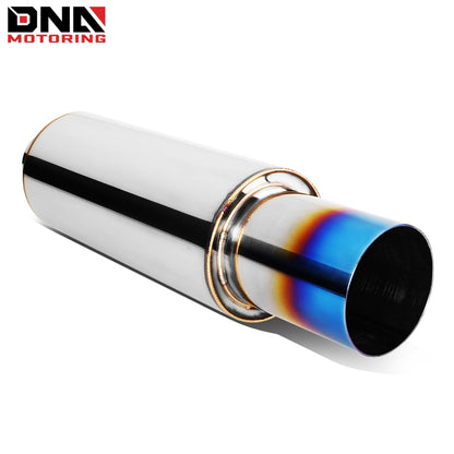 DNA MOTORING Stainless Steel Straight-Through Exhaust Muffler    Home Decor Supply | Online Retail | ShoreShopper.com