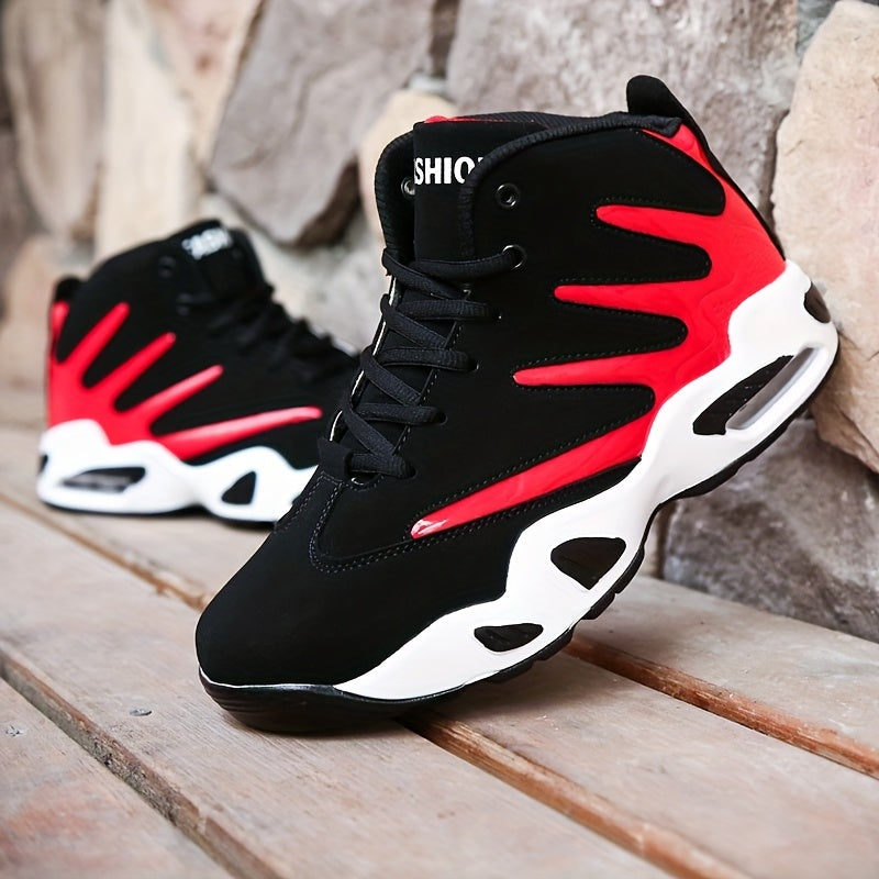 Professional Basketball Shoes for Men, Comfortable High-top Breathable Non-slip Shock Absorbing Lace-up Cushion Sneakers for Training, Running And Stepping    Home Decor Supply | Online Retail | ShoreShopper.com