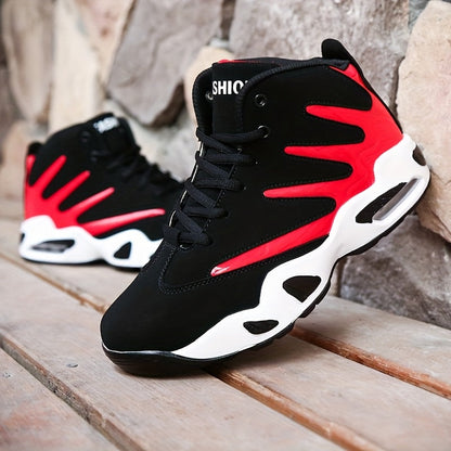 Professional Basketball Shoes for Men, Comfortable High-top Breathable Non-slip Shock Absorbing Lace-up Cushion Sneakers for Training, Running And Stepping    Home Decor Supply | Online Retail | ShoreShopper.com