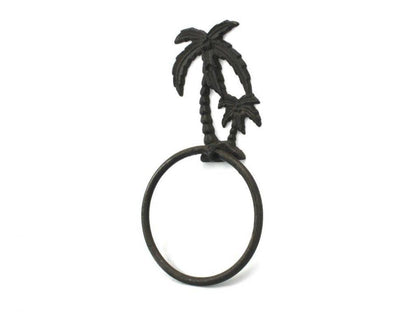 Cast Iron Palm Tree Towel Holder 9""    Home Decor Supply | Online Retail | ShoreShopper.com