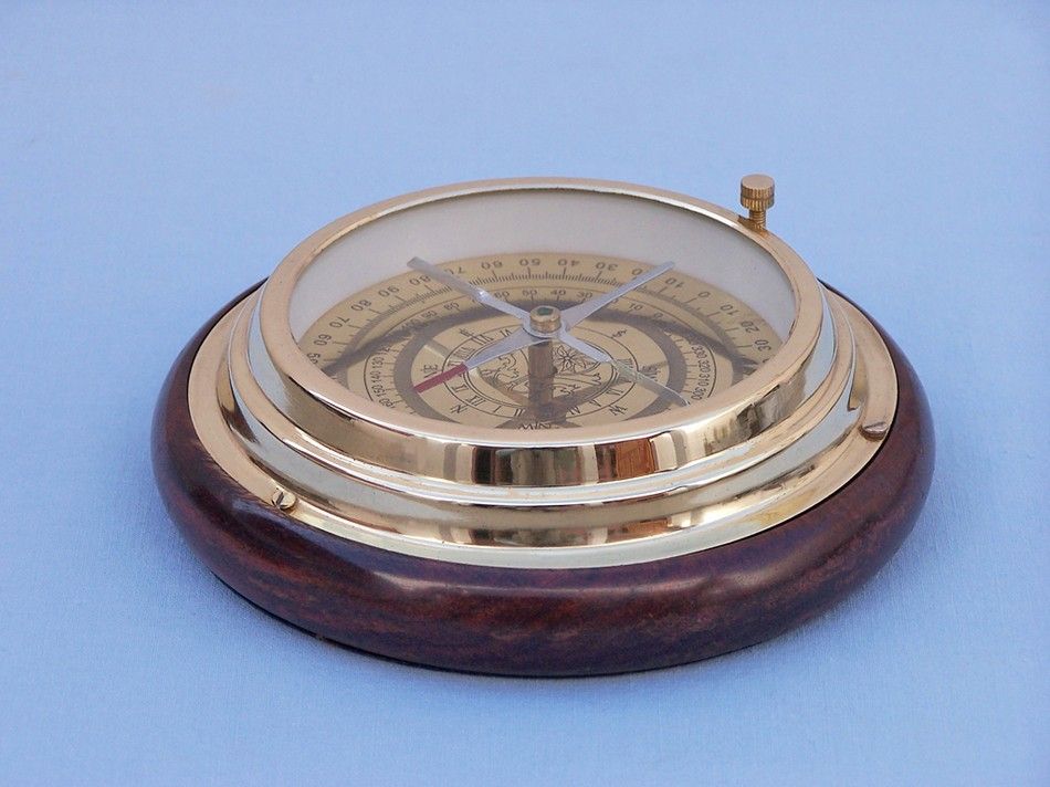 Brass Directional Desktop Compass 6""    Home Decor Supply | Online Retail | ShoreShopper.com