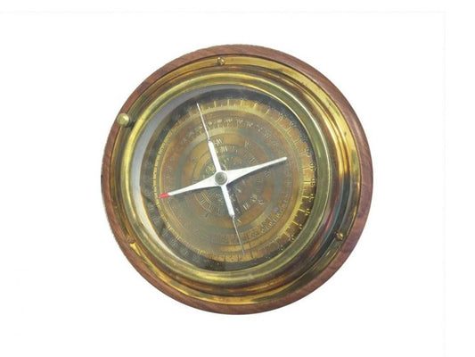 Rustic Brass Directional Desktop Compass 6""    Home Decor Supply | Online Retail | ShoreShopper.com