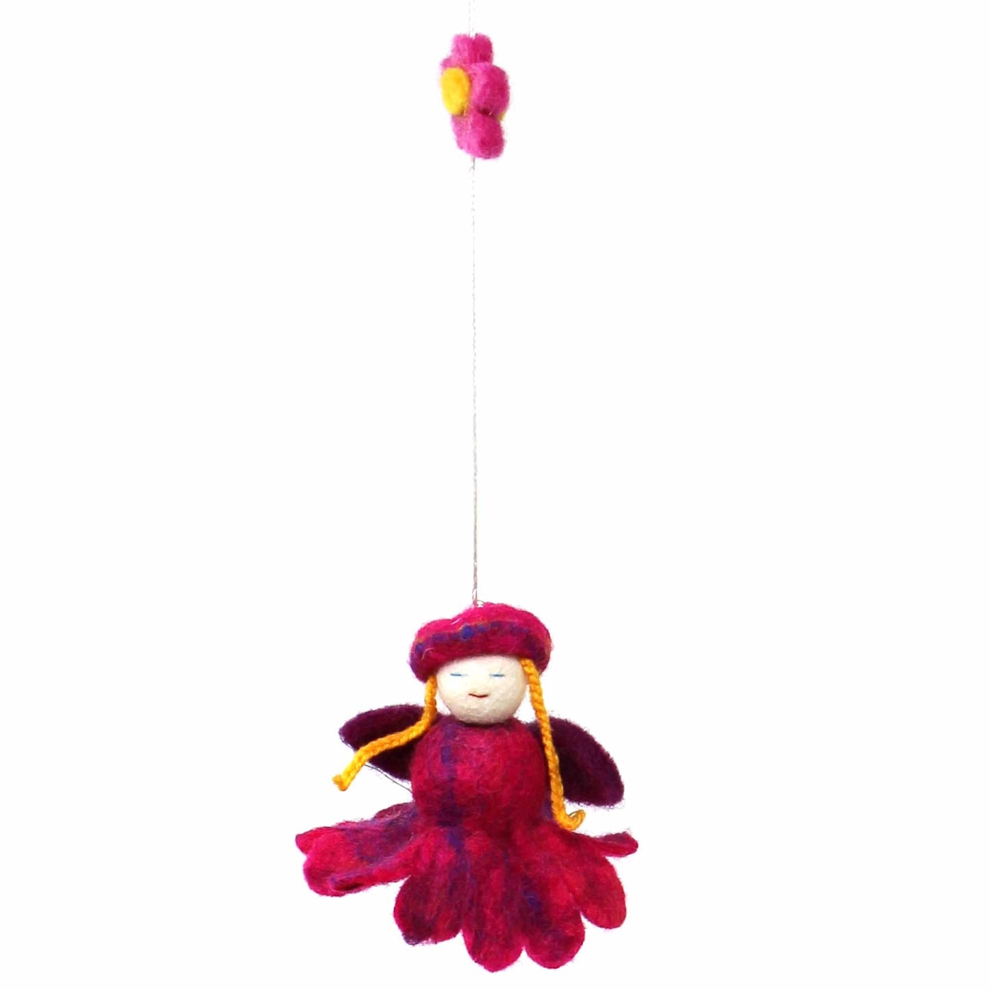 Felt Flower Fairy Mobile - Global Groove    Home Decor Supply | Online Retail | ShoreShopper.com