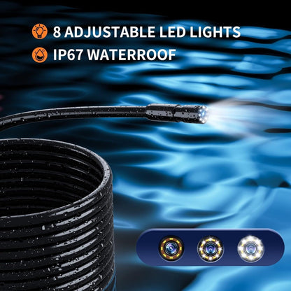 Endoscope Rechargeable Wire Cam w/ 8 LED Light 4.3" Screen 1080PHD 16ft.    Home Decor Supply | Online Retail | ShoreShopper.com