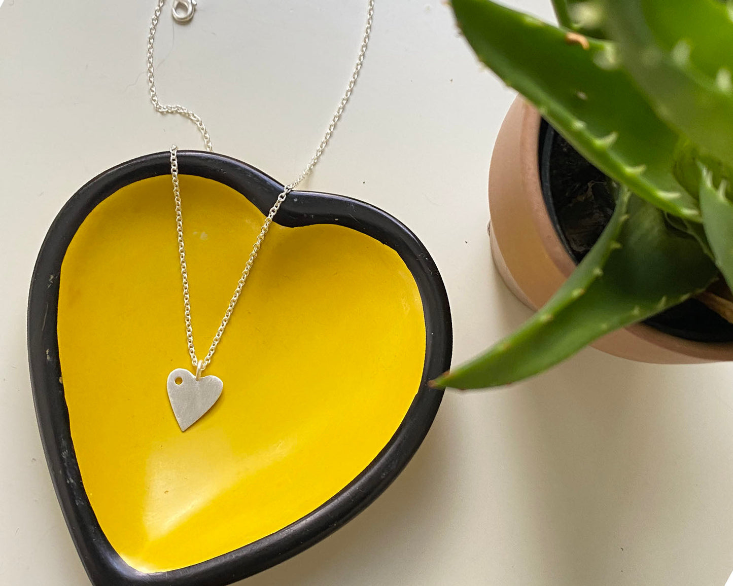 Silverpolished Heart Necklace    Home Decor Supply | Online Retail | ShoreShopper.com