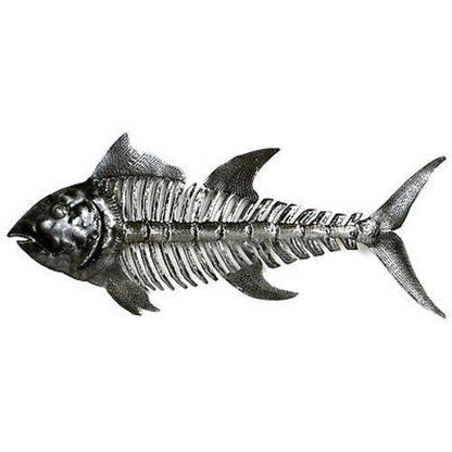 Fish Bones Metal Art - Croix des Bouquets    Home Decor Supply | Online Retail | ShoreShopper.com