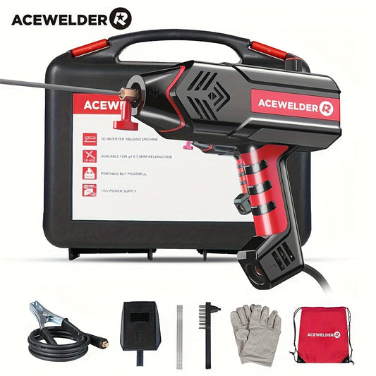 ACEWELDER 120Amp Handheld Welding Machine 110V Portable Electric ARC Welder Gun with Inverter Current Adjustment Stick Welder IP21S    Home Decor Supply | Online Retail | ShoreShopper.com