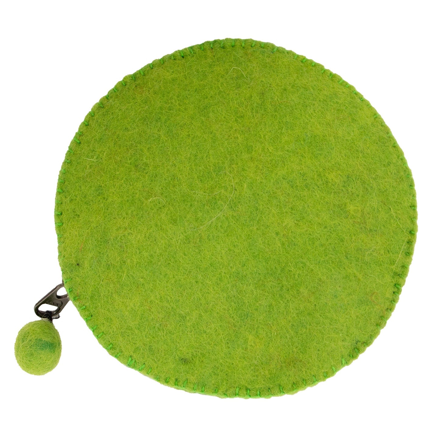 Handmade Felt Fruit Coin Purse - Lime - Global Groove (P)    Home Decor Supply | Online Retail | ShoreShopper.com