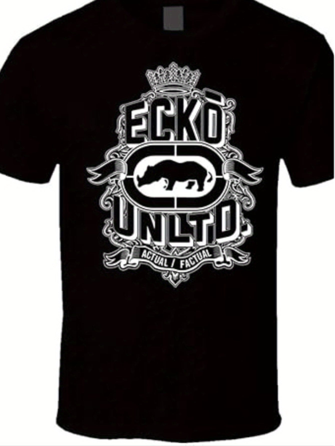 Mens Black Cotton T Shirt Rhino Crown Graphic Print Short Sleeve Hip Hop Streetwear For Casual Daily Wear    Home Decor Supply | Online Retail | ShoreShopper.com
