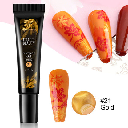 Nail Art Fluorescent Printing Glue, Nail Template Transfer Glue Hose Set    Home Decor Supply | Online Retail | ShoreShopper.com