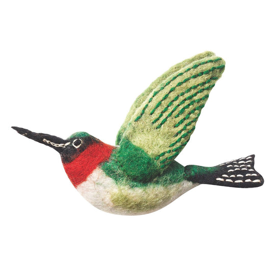 Felt Bird Garden Ornament - Hummingbird - Wild Woolies (G)    Home Decor Supply | Online Retail | ShoreShopper.com