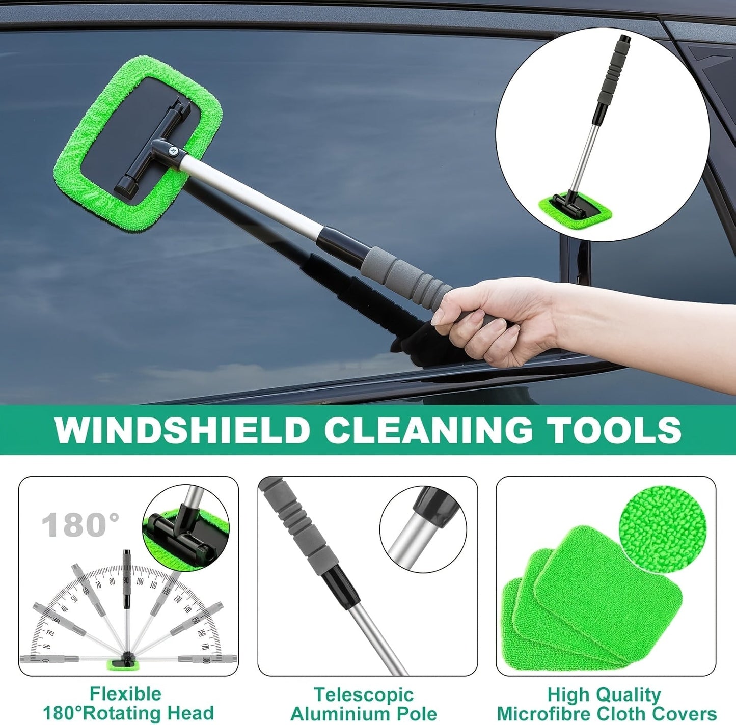 Car Full Interior & Exterior Cleaning Detailing Kit w/ Vacuum, Windshield Cleaner, Drill Brush Kit & More    Home Decor Supply | Online Retail | ShoreShopper.com