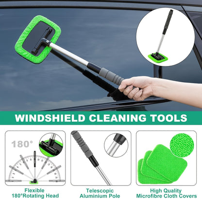 Car Full Interior & Exterior Cleaning Detailing Kit w/ Vacuum, Windshield Cleaner, Drill Brush Kit & More    Home Decor Supply | Online Retail | ShoreShopper.com