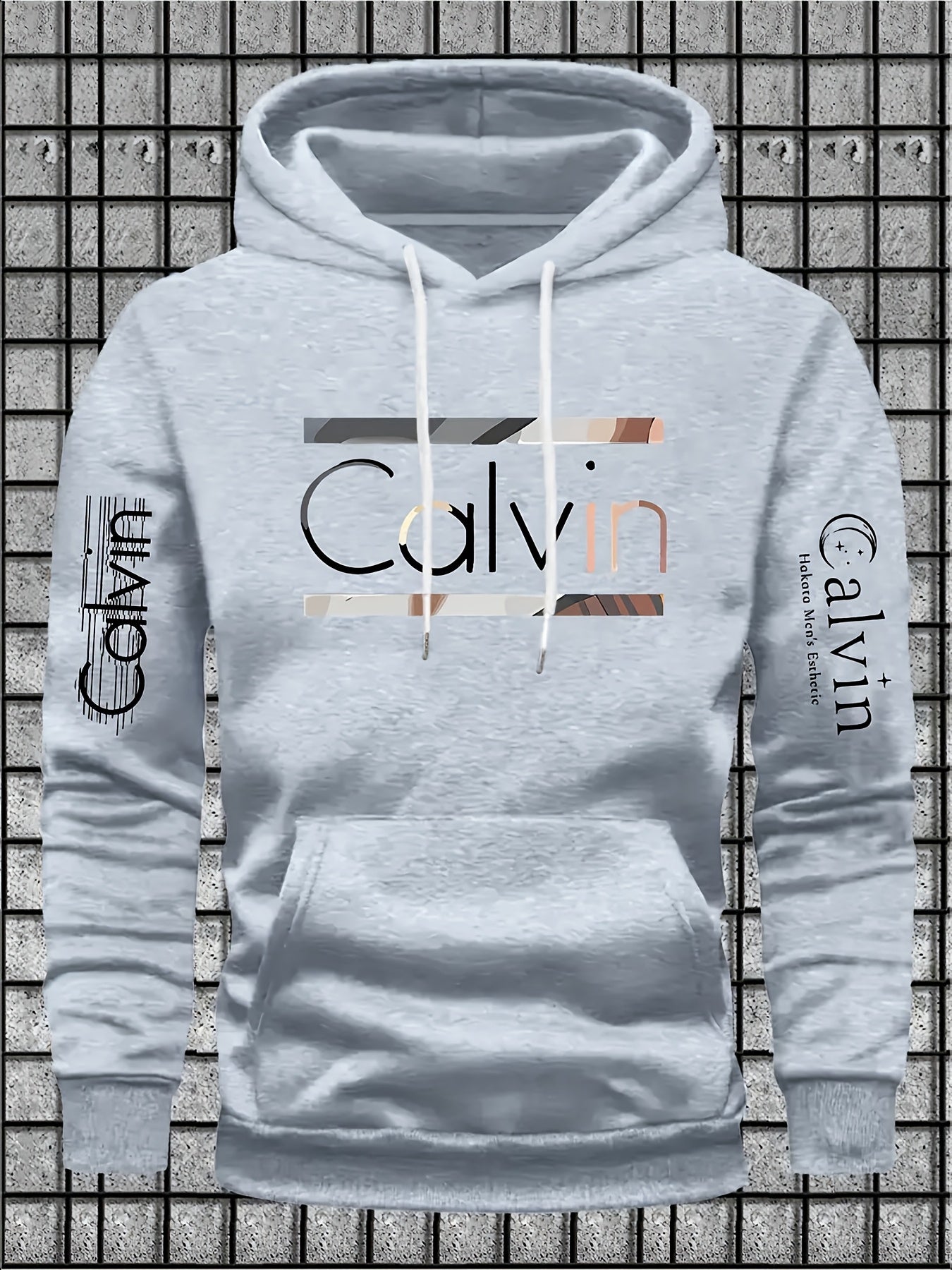 Mens Casual Versatile Hoodie Gal Letter Print    Home Decor Supply | Online Retail | ShoreShopper.com