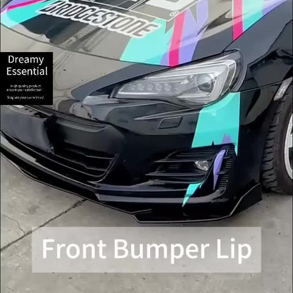 4pcs/Set Material Car Front Lip Spoiler Kit - Stylish Appearance Upgrade, Small Vehicle Bumper Modification Accessories with Easy Installation and Durable Protection for Fenders, Car Spoiler, Car Modification Accessories    Home Decor Supply | Online Retail | ShoreShopper.com