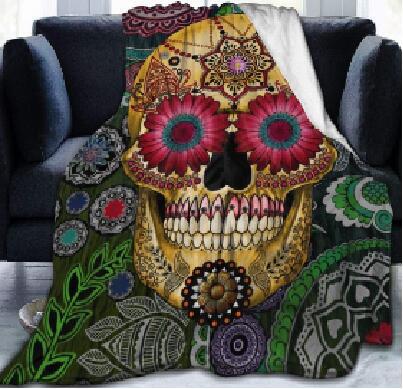 Blanket Warm Sofa Blanket Printed Double-sided Flannel    Home Decor Supply | Online Retail | ShoreShopper.com