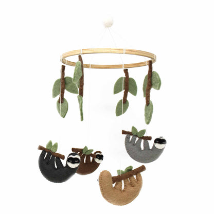 Hand Crafted Felt Sloth Mobile    Home Decor Supply | Online Retail | ShoreShopper.com