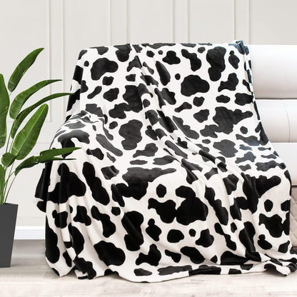 Cow Print Blanket Flannel Blanket    Home Decor Supply | Online Retail | ShoreShopper.com