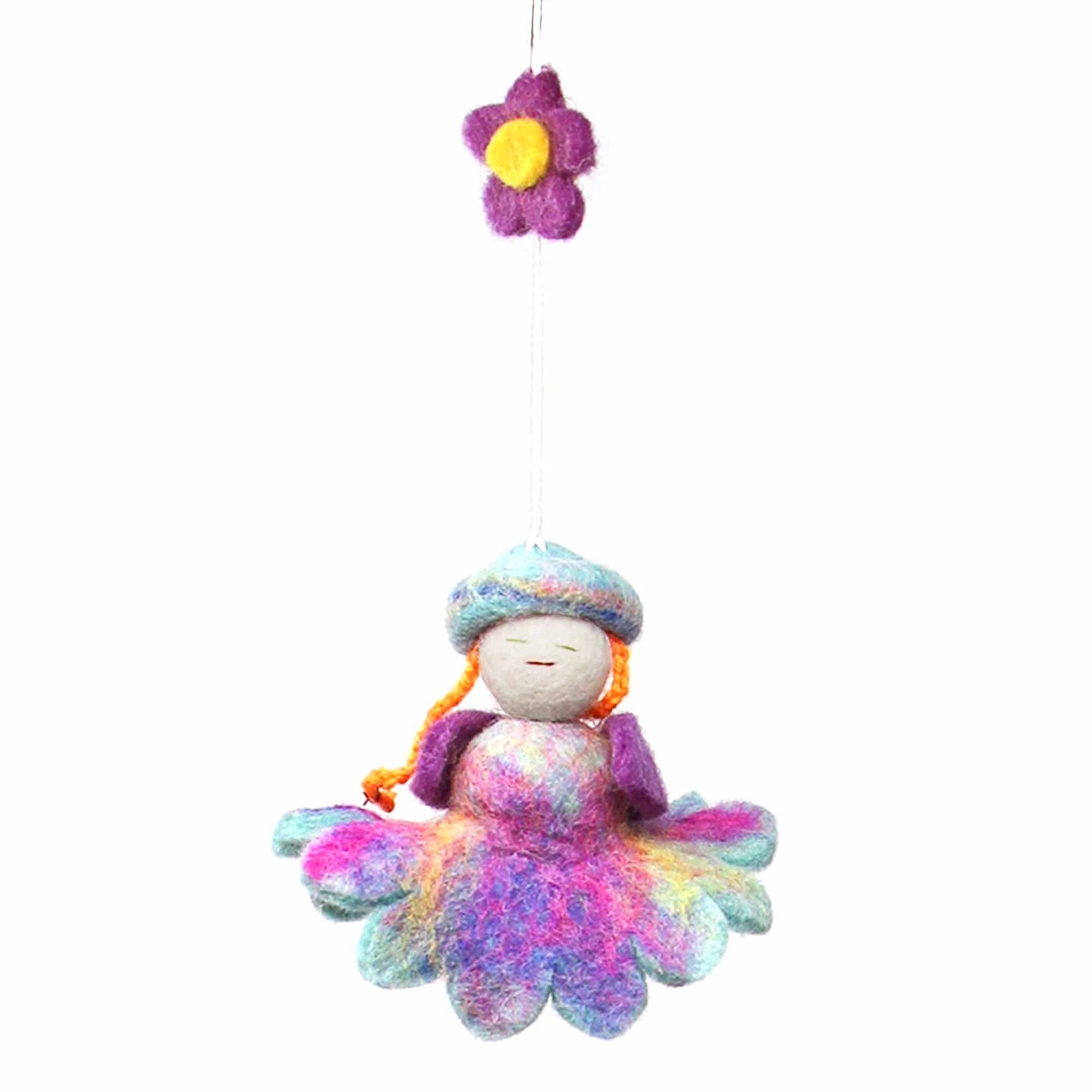 Felt Flower Fairy Mobile - Global Groove    Home Decor Supply | Online Retail | ShoreShopper.com