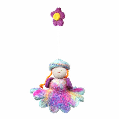 Felt Flower Fairy Mobile - Global Groove    Home Decor Supply | Online Retail | ShoreShopper.com