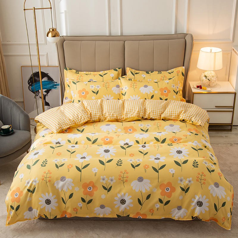 Cover Set Bed Cotton Quilt Bedsheet Bedding Duvet Fitted    Home Decor Supply | Online Retail | ShoreShopper.com