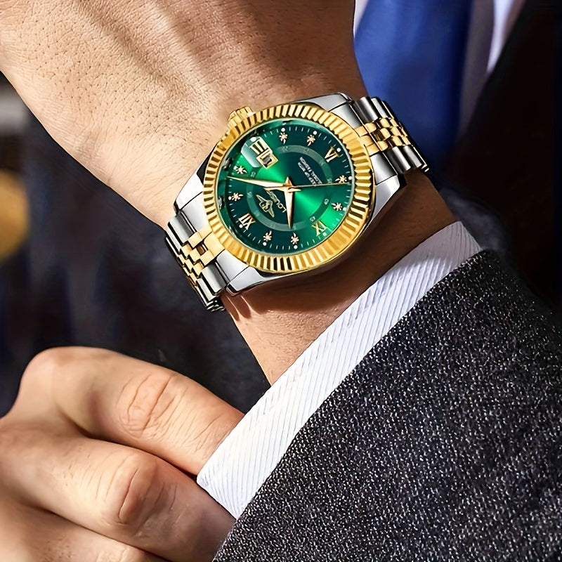Men's High-end Watch Trend Fashion Business Calendar Luminous Quartz Watch    Home Decor Supply | Online Retail | ShoreShopper.com