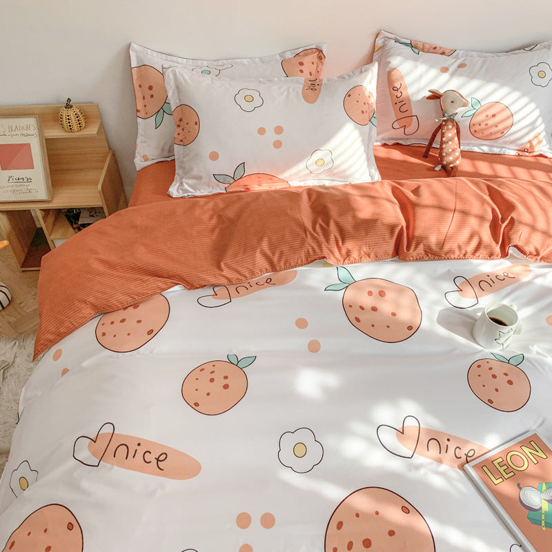 Four Piece Set Of Cute Cartoon Bed Sheets    Home Decor Supply | Online Retail | ShoreShopper.com