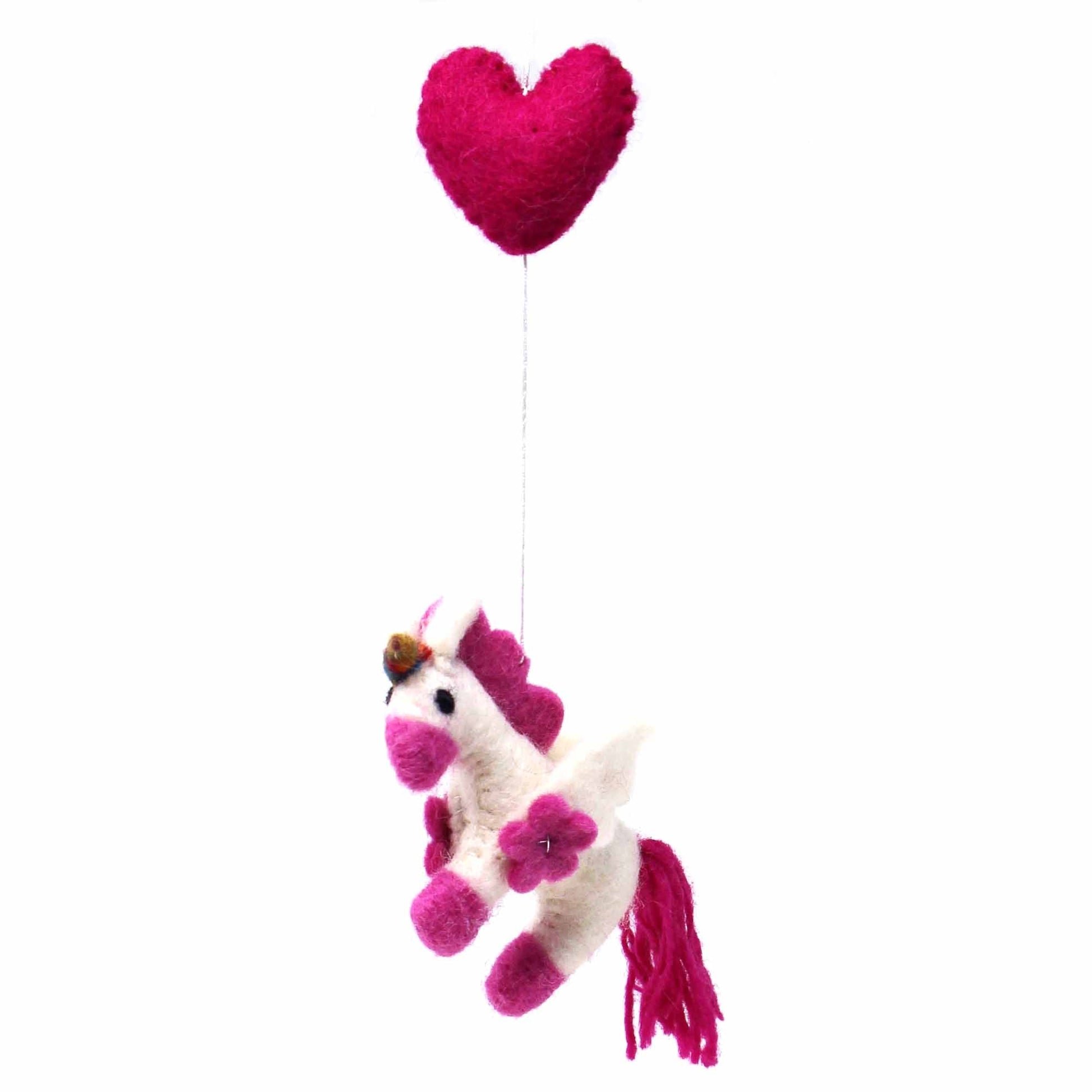 Felt Unicorn Mobile - Global Groove    Home Decor Supply | Online Retail | ShoreShopper.com