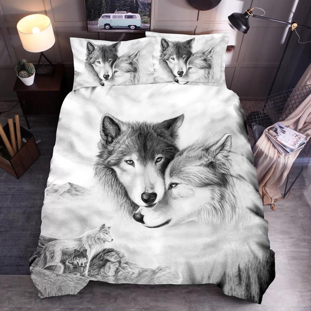 Wolf Cute Animal 3d Bedding Home Textile Down Quilt Cover    Home Decor Supply | Online Retail | ShoreShopper.com