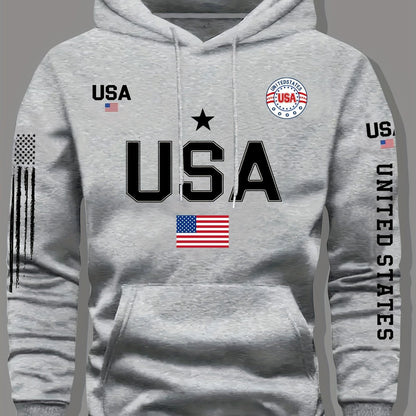 Fleece Hoodie Featuring a USA Flag Design    Home Decor Supply | Online Retail | ShoreShopper.com