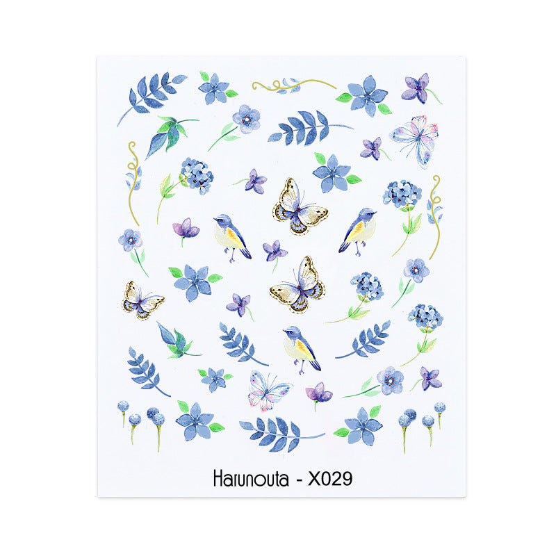 Nail Art Butterfly Sticker Flower Leaf Decal    Home Decor Supply | Online Retail | ShoreShopper.com