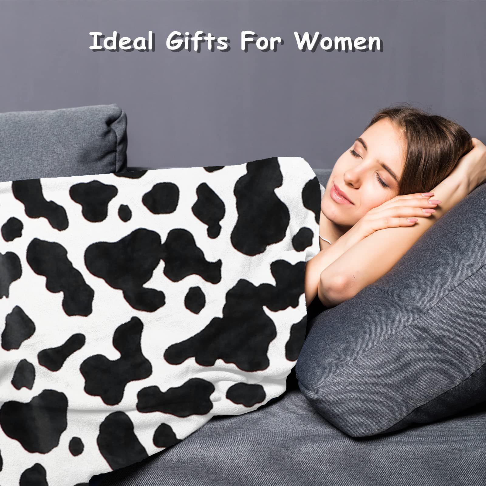Cow Print Blanket Flannel Blanket    Home Decor Supply | Online Retail | ShoreShopper.com