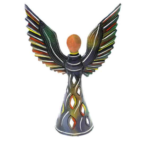 Hand Painted 9 Inch Standing Metal Angel - Croix des Bouquets (H)    Home Decor Supply | Online Retail | ShoreShopper.com