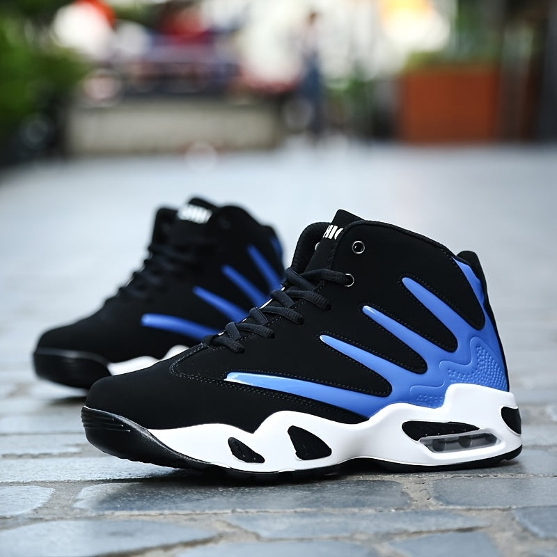 Professional Basketball Shoes for Men, Comfortable High-top Breathable Non-slip Shock Absorbing Lace-up Cushion Sneakers for Training, Running And Stepping    Home Decor Supply | Online Retail | ShoreShopper.com