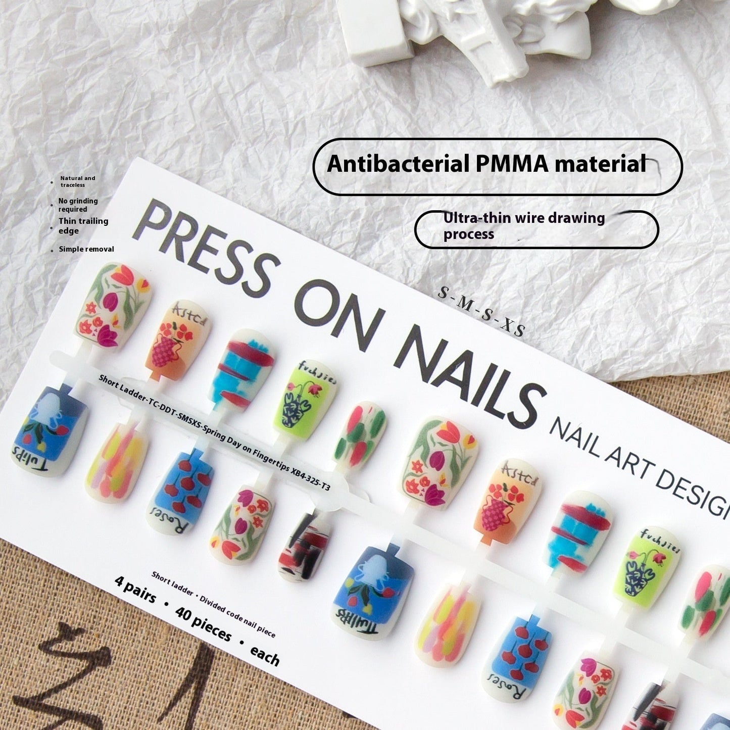 Spring Suede Frosted Seal Nail Art    Home Decor Supply | Online Retail | ShoreShopper.com
