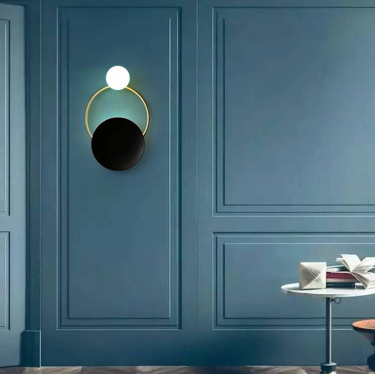 Post-modern Ring Wall Lamp Hotel Restaurant Innovative Ring Wall Lamp    Home Decor Supply | Online Retail | ShoreShopper.com