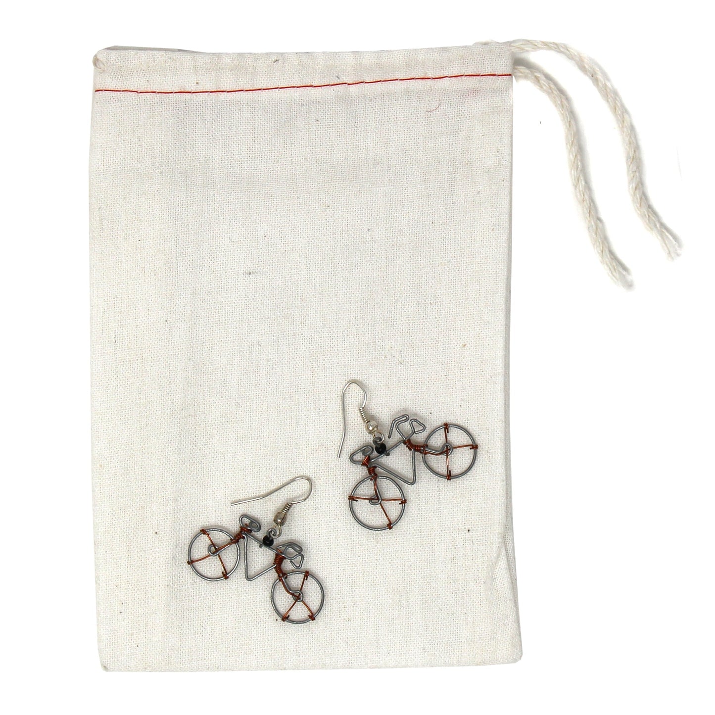 Wire Bicycle Earrings - Creative Alternatives    Home Decor Supply | Online Retail | ShoreShopper.com