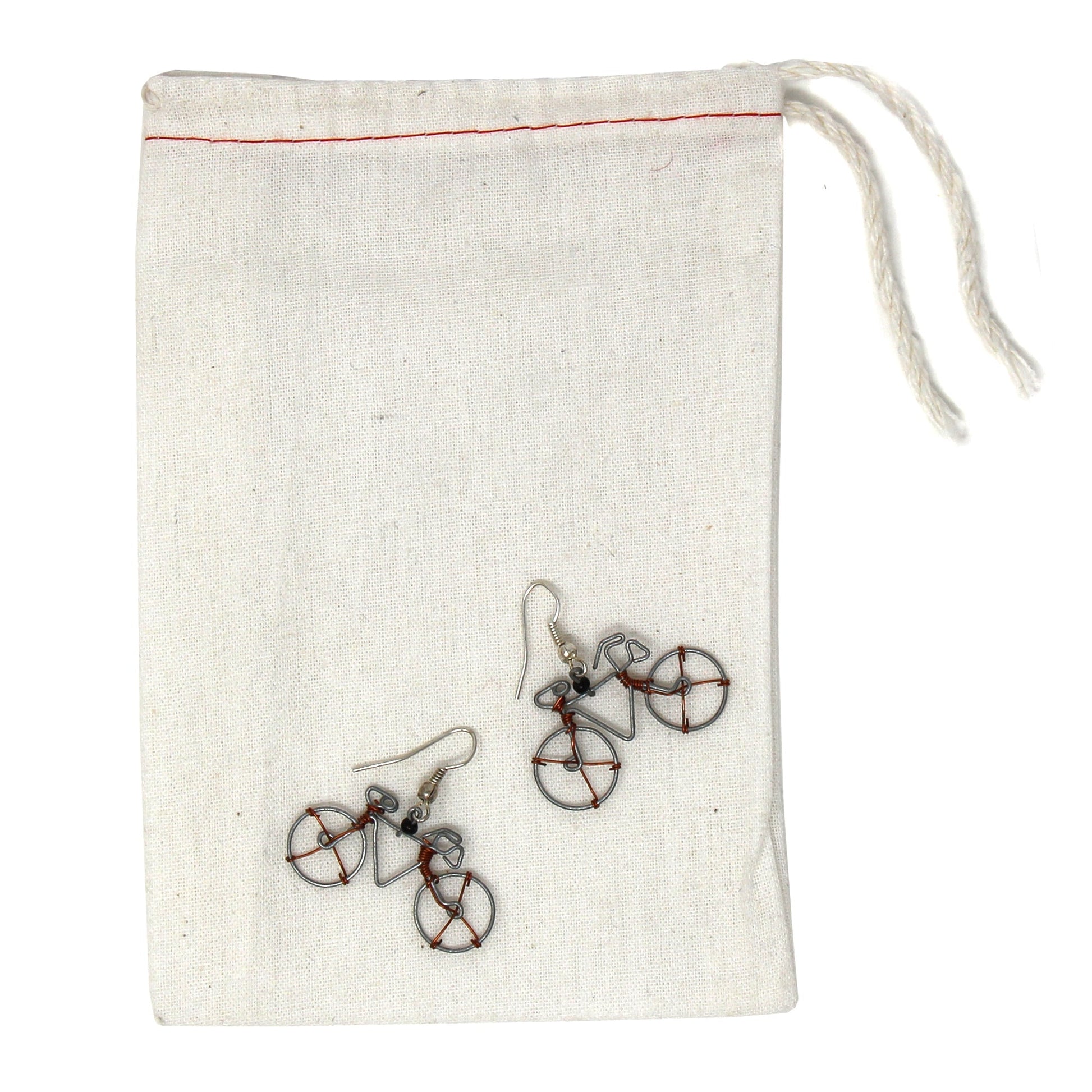Wire Bicycle Earrings - Creative Alternatives    Home Decor Supply | Online Retail | ShoreShopper.com