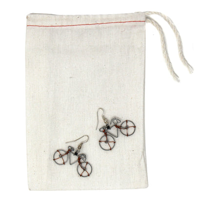 Wire Bicycle Earrings - Creative Alternatives    Home Decor Supply | Online Retail | ShoreShopper.com