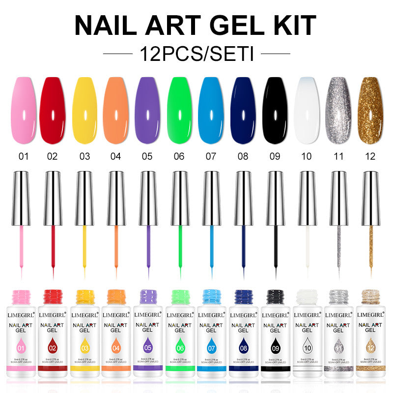 Nail Art Drawing Glue Phototherapy Painted Glue Spray Paint    Home Decor Supply | Online Retail | ShoreShopper.com