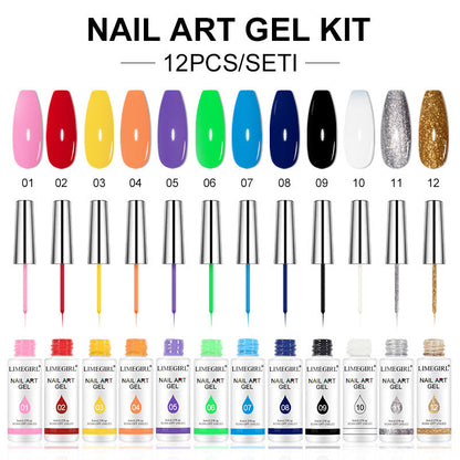 Nail Art Drawing Glue Phototherapy Painted Glue Spray Paint    Home Decor Supply | Online Retail | ShoreShopper.com
