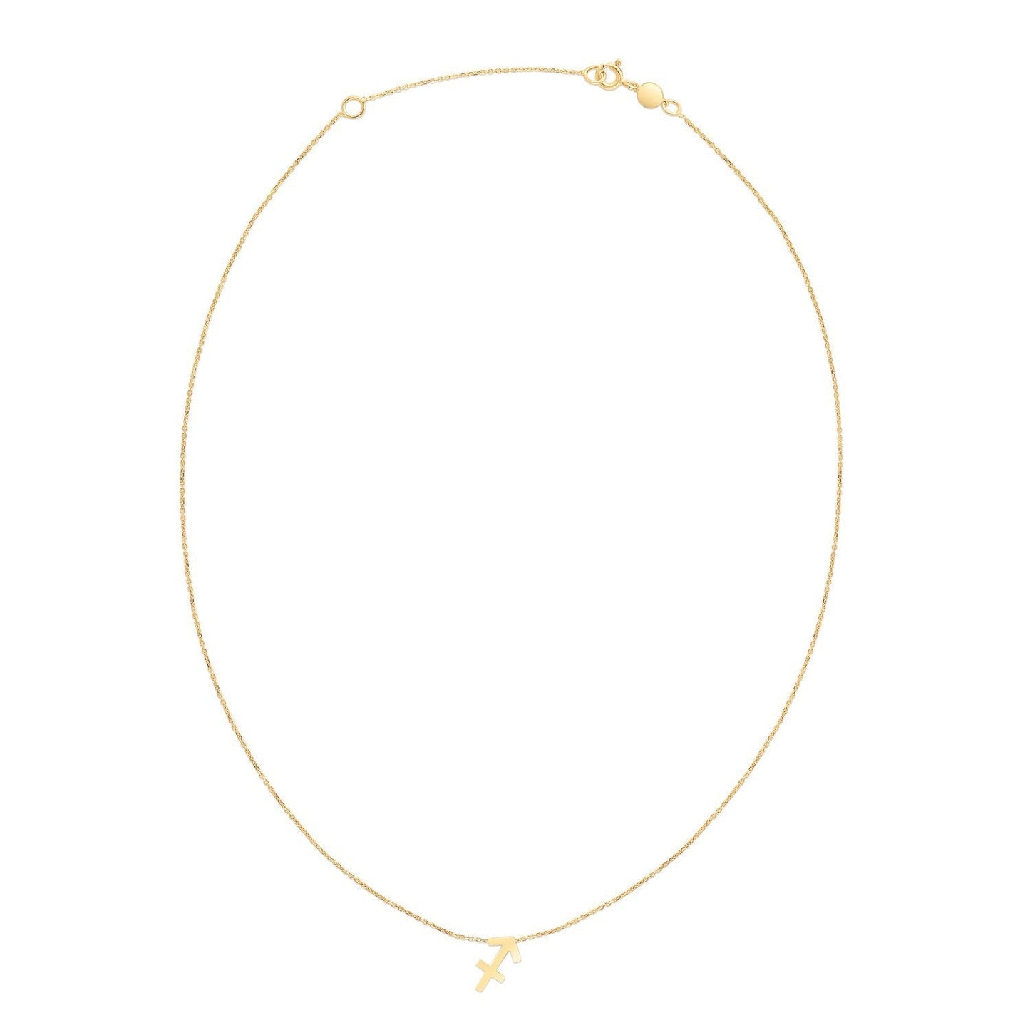 14K Yellow Gold Sagittarius Necklace    Home Decor Supply | Online Retail | ShoreShopper.com