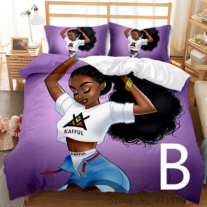 African Girl Bedding Set Children Bedroom Decoration    Home Decor Supply | Online Retail | ShoreShopper.com