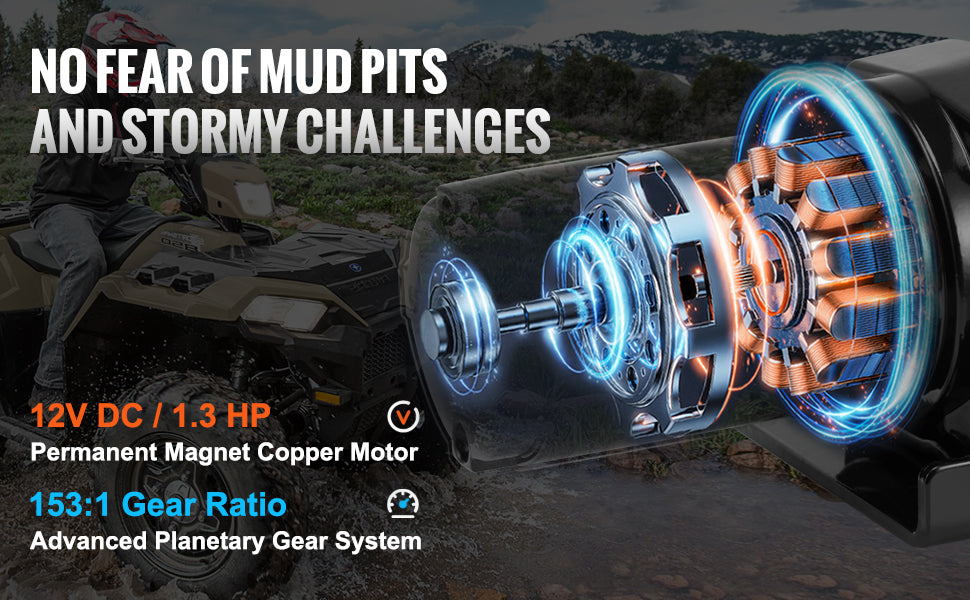 SucceBuy 3000lbs ATV/UTV Electric Winch 12V DC Steel Rope Winch with  39ft Cable Roller Wired Remote Control for Towing Off-Road    Home Decor Supply | Online Retail | ShoreShopper.com