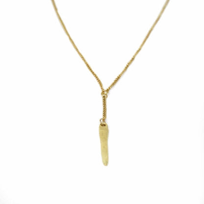 Cone Pendant Goldtone Neckace    Home Decor Supply | Online Retail | ShoreShopper.com