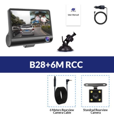 1080P High-definition Three-record Driving Recorder - ShoreCo.Shop