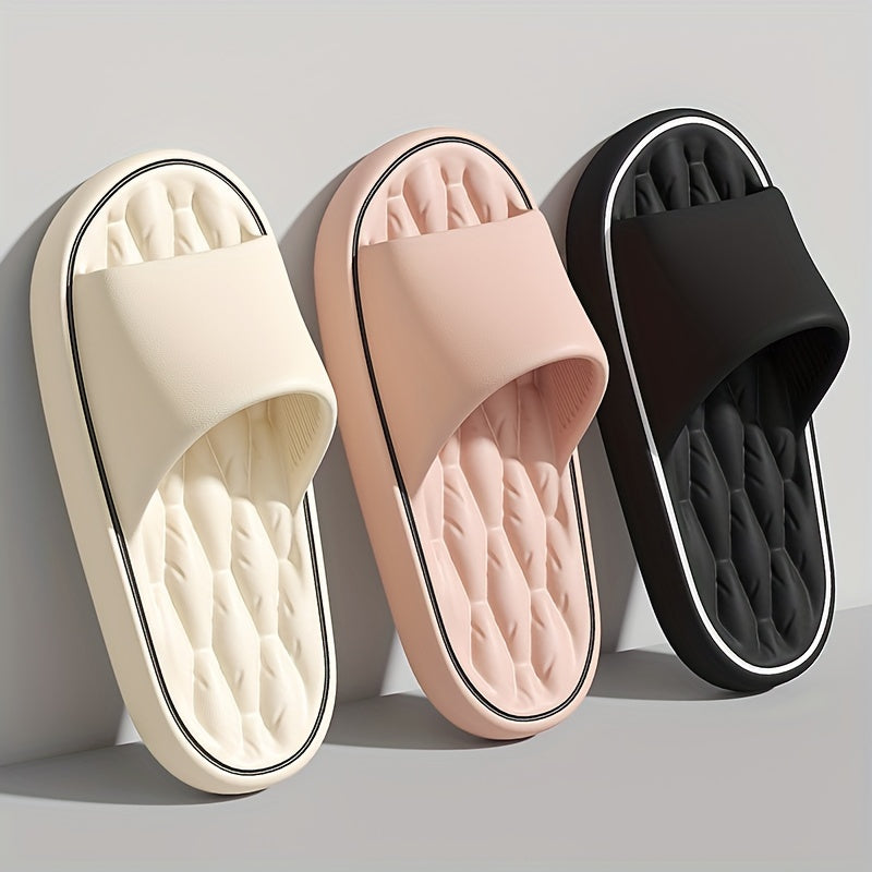 1pc Men'S for home Anti-Slip Slippers Thick Sole Silent Bathroom Shower Soft Elastic Cushioning Slippers Comfortable For Home/Wear Out Non-Stuffy.    Home Decor Supply | Online Retail | ShoreShopper.com