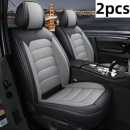 1pc and 2pcs Luxury Faux Leather Car Front Seat Covers | Universal Fit, Independent Seat Design for Main Driver/Co-driver, All-inclusive Sports Car Seat, Suitable for Cars, SUVs, and Pickup Trucks    Home Decor Supply | Online Retail | ShoreShopper.com