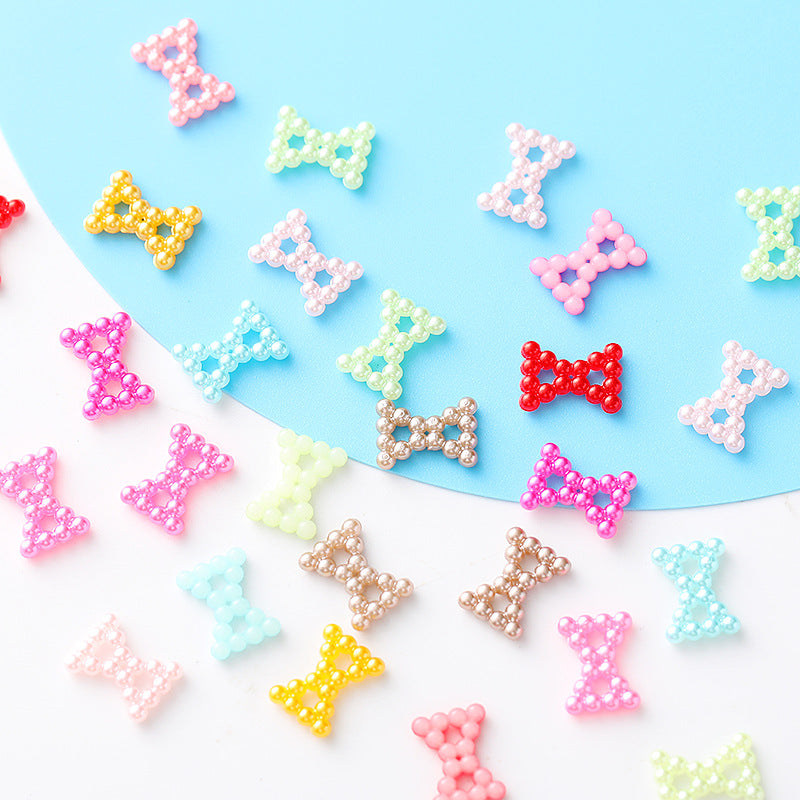 Lady's Plastic Nail Art  Beads    Home Decor Supply | Online Retail | ShoreShopper.com